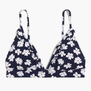 J Crew Daisy print bikini set